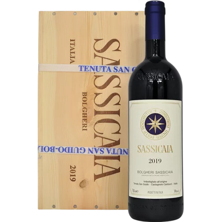 Tenuta San Guido - 6 bouteilles en caisse originale "Sassicaia" 2019