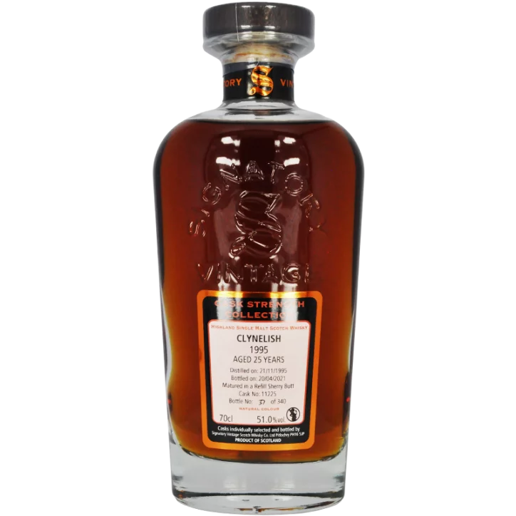 Whisky Signatory Vintage Clynelish 1995 Cask Strength Collection 25 ans d'âge