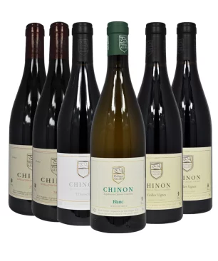 Philippe Alliet - Pack Chinon blanc 2021, L'huisserie, 2 chinon, 2 vieilles vignes
