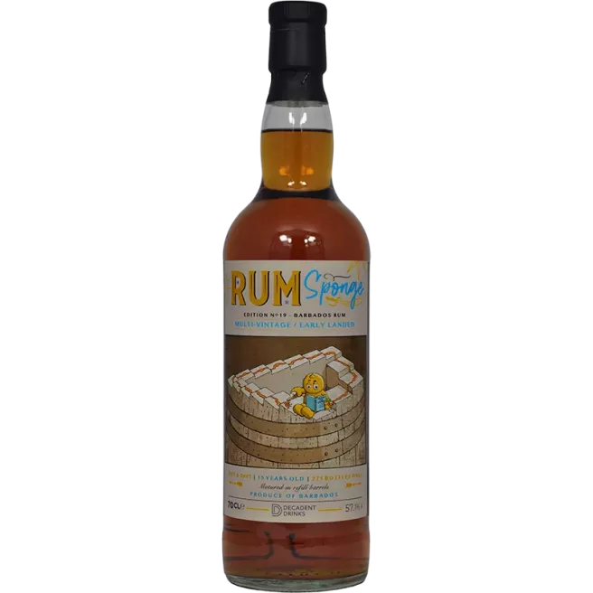 Barbados 15 anni Edizione n. 19 Rum Sponge D.D. Distilleria Foursquare
