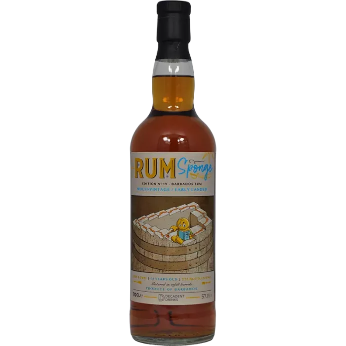 Barbados 15 anni Edizione n. 19 Rum Sponge D.D. Distilleria Foursquare