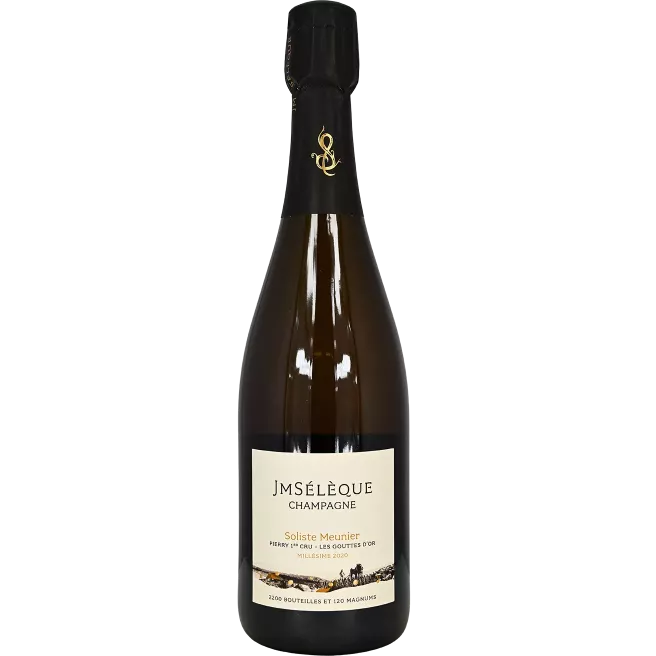 Champagne Soliste Meunier Pierry 1er Cru Les Gouttes d'Or 2018 | JM Sélèque