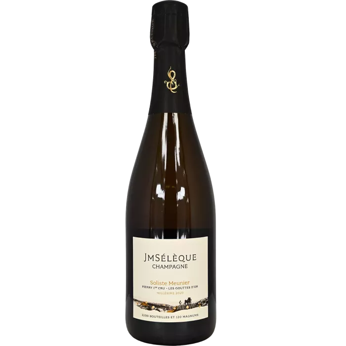 Champagne Soliste Meunier Pierry 1er Cru Les Gouttes d'Or 2018 | JM Sélèque